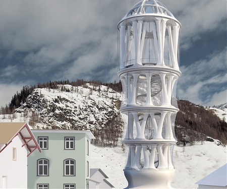 Tallest 3D-Printed Building In The World To Illuminate The Skies Of Swiss Alps