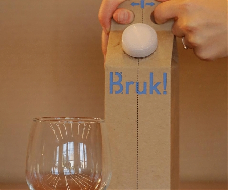 Bruk is a Sustainable Beverage Carton Designed to be Recycled