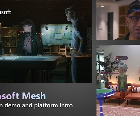 (Video) Microsoft Unveils Mesh for AR/VR Meetings