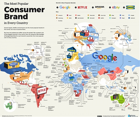(Infographic) The World’s Most Searched Consumer Brands