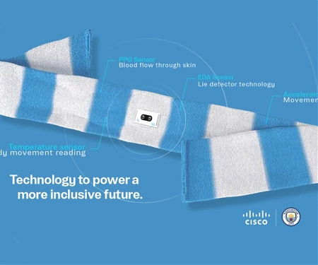 Cisco's 'The Connected Scarf' to Tracks Fan Reactions