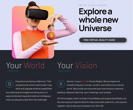 GeniusX, Virtual Reality Education Company Closes $1.68M Seed Funding Round
