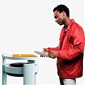 RNT Furniture-type Audio System with Turntable Integration
