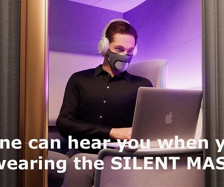 (CES 2024) This Mask Uses Jet Engine Technology to Keep Private Calls Private