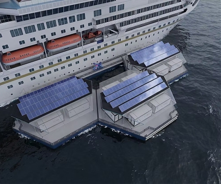 World-First Hydrogen-Powered ‘Gas Station’ For Ships Passes Key Trials