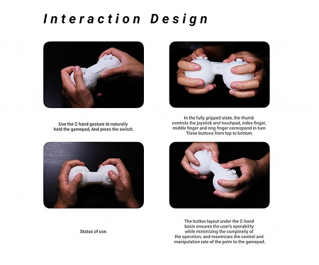 This Gamepad Concept Ditches Conventions to Bring Comfort to Your A-game