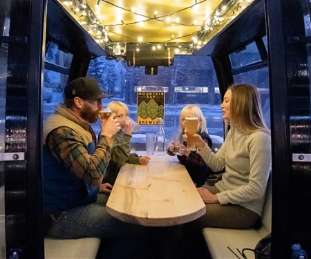 The Latest Outdoor Dining Craze ? $20K Ski Gondolas