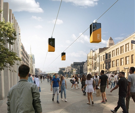 (Video) The Halfgrid Transport Network That Combines Cable Cars with AI