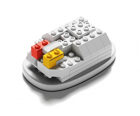 This LEGO Mouse Transforms Into Any Preferred Shape and Button Placement Configuration