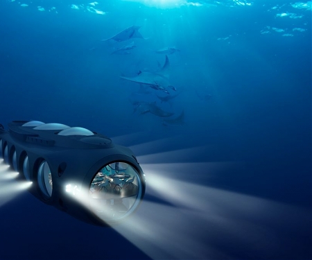 Dine & Party Underwater In This Giant Entertainment Submarine - U-Boat Worx