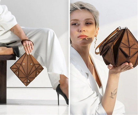 Origami-Inspired Handbag Shapeshifts Into Different Forms