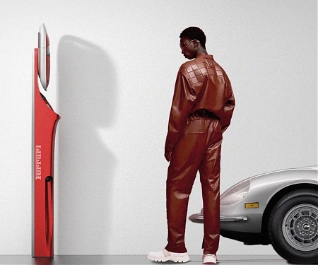 This Gorgeous Ferrari EV Charger Pays Tribute to The Italian Marque's Design Legacy
