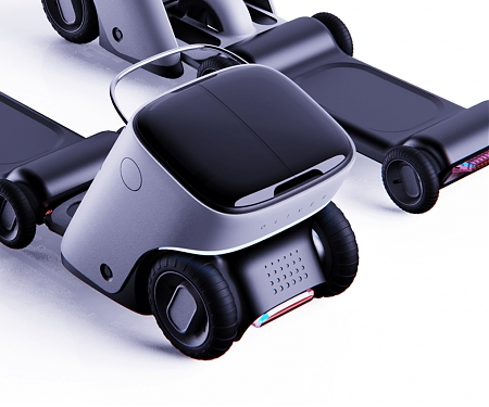 This Autonomous Delivery Robot Comes with Its Own Little Trailer