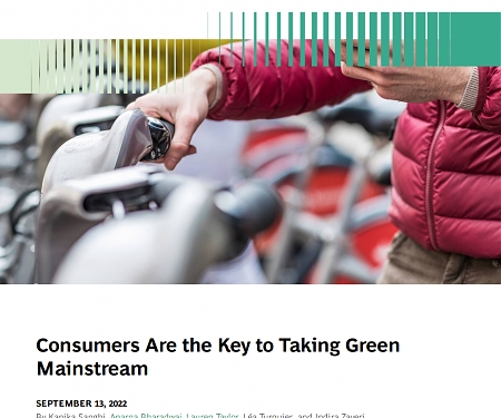 (PDF) BCG - Consumers Are the Key to Taking Green Mainstream