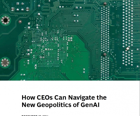 (PDF) BCG - How CEOs Can Navigate the New Geopolitics of GenAI