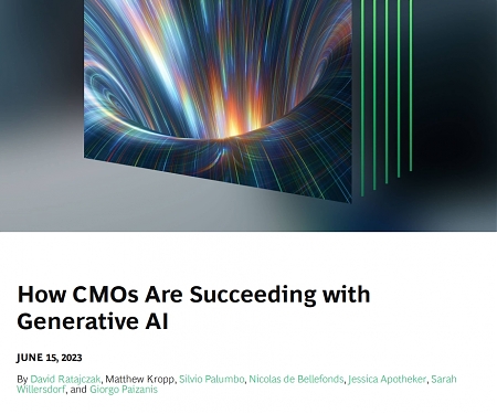 (PDF) BCG - How CMOs Are Succeeding with Generative AI