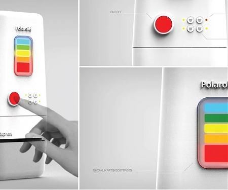 Polaroid-Inspired Coffee Machine Concept - The Polaroid Express