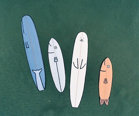 Jean Jullien - Sea Animal Surfboards
