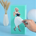 Marilyn Monroe’s Iconic Upskirt Moment Reimagined in a Tissue Box