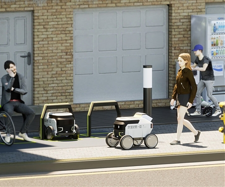 HOM-E Last-Mile Companion Robot to Keep You Safe