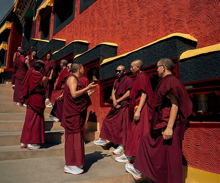 Puma India Puts Buddhist Monks in Running Shoes
