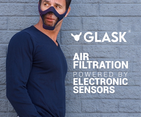 (Video) The 'Glask' Smart Reusable Face Mask Has Five-Layer Filtration