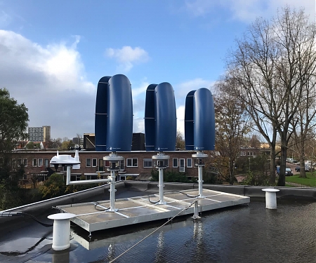 (Video) Silent Wind Turbines with Style to Spare - Flower Turbines