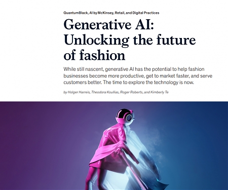 (PDF) Mckinsey - Generative AI : Unlocking The Future of Fashion