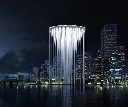 This Exquisite Aerial Tower with 99 Floating Islands Visualizes Our Diverse Future