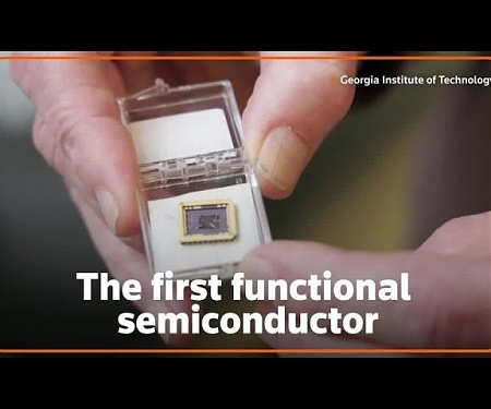 (Video) Georgia Tech Researchers Create First Functional Graphene Semiconductor