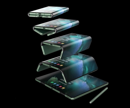 Radical Samsung Galaxy Z Fold Tab Patent Shows a Two-Part Folding Screen