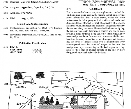 (Patent) Apple Pursues a Patent on a Method for Navigation Using AR