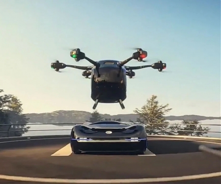 (Video) GAC Unveils Futuristic Car, eVTOL Combo - Gove