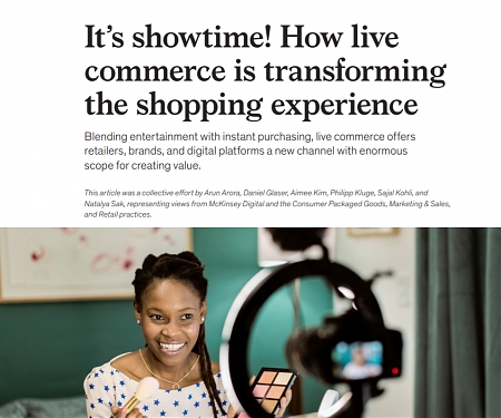 (PDF) Mckinsey - How Live Commerce is Transforming The Shopping Experience