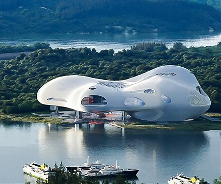 Open Architecture Unveils Plans for a Riverside Chinese Theatre