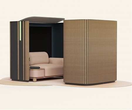 Logitech Debuts Project Ghost Videoconferencing Booth Prototype at ISE 2023