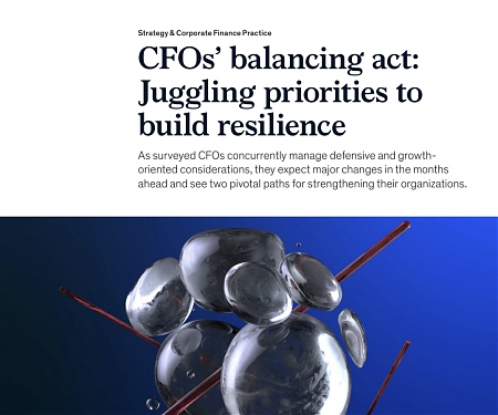 (PDF) Mckinsey - CFOs’ Balancing Act : Juggling Priorities to Build Resilience