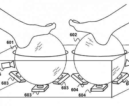 (Patent) Sony Patents Trackball Controller for Virtual Reality Foot Movement