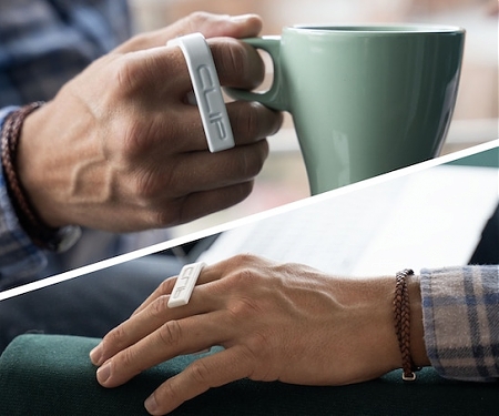 Clip Mouse - Minimalist Clip-on Mouse Can be Worn Around Your Fingers