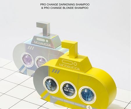 Pro Change Darkening Shampoo Inspired by a Submarine
