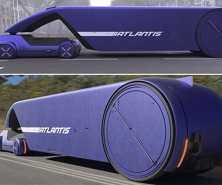 This Level 5 Autonomy Electric Semi-Truck is What Tesla Semi Could Have Looked Like