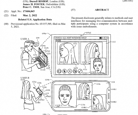 (Patent) An Apple Patent Describes Group FaceTime Adding a Twist of Virtuality