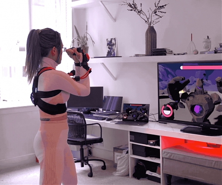 (Video) Quell’s Resistance-based Workout can Get You in Shape by Boxing Virtual Enemies