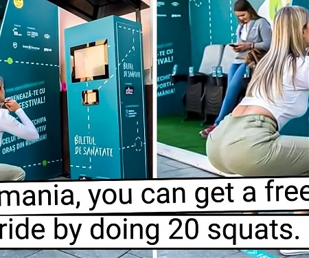 Squat 20 Times and Get a Free Bus Ride in Cluj-Napoca