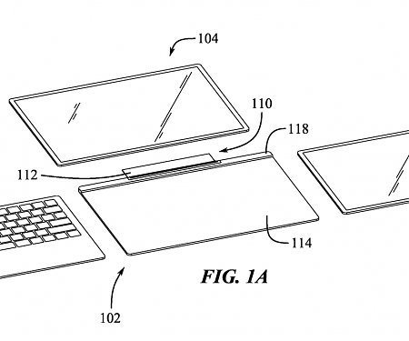 (Patent) Future MacBook Pro Could Split at the Hinge and be Truly Modular