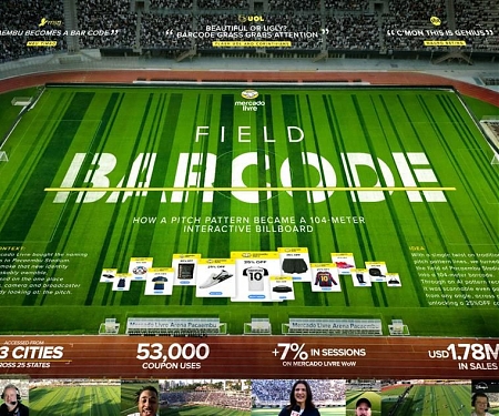The Grand Prix In Outdoor at Cannes Lions 2026 : Field Barcode