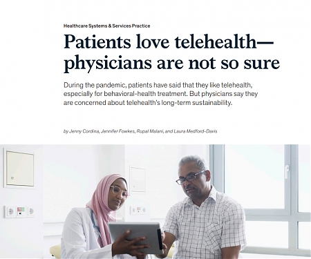 (PDF) Mckinsey - Patients Love Telehealth - Physicians Are Not So Sure