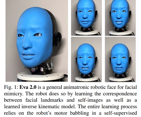 (Paper) EVA Robot Identifies and Copies People's Facial Expressions