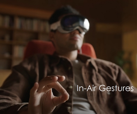 (Patent) Apple's In-Depth Patents Regarding The Use of In-Air Gestures to Control VisionOS