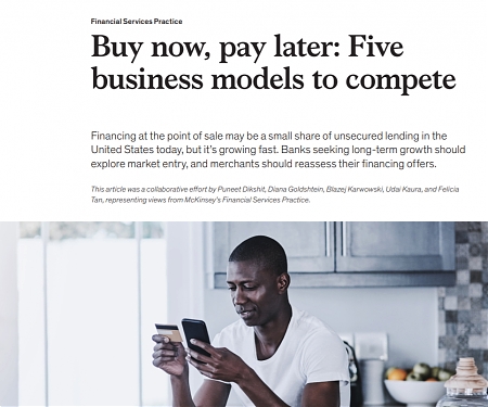 (PDF) Mckinsey - BNPL (Buy Now, Pay Later) : 5 Business Models to Compete